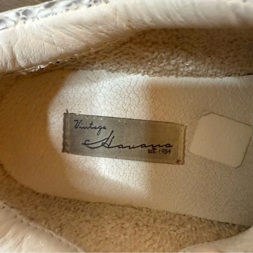 Vintage Havana | Laila White Snake Multi Leather Sneakers | Sz 8